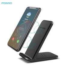 FDGAO 15W Qi Wireless Charger Stand For iPhone 13 12 11 Pro Max XR 8 X XS Type C Fast Charging Dock Station for Samsung S20 S10 2024 - buy cheap