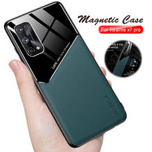 for realme x7 pro case leather magnetic phone cases for oppo realme x7 pro x7pro realmex7 pro camera protection cover coque 2024 - buy cheap