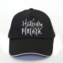 Hakuna Matata heart Print Women Baseball Cap 100%Cotton Casual Funny Snapback hat For men Brand hip-hop Trucker cap 2024 - buy cheap