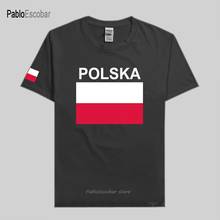 Польские мужские футболки, польские майки Pole, хип-хоп, национальная хлопковая футболка, одежда для фитнеса, топы, тройники, страна, Polka, флаг 2024 - купить недорого