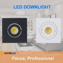 Branco/preto/prata led downlights cob 3 w recessed led downlight lâmpada led spot light alumínio regulável 220 v 110 v decoração da casa 2024 - compre barato