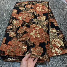 Novo tecido de renda africano alta qualidade jacquard brocado tecido do laço francês voile net tecido renda nigeriano para festa ZP083-3 2024 - compre barato