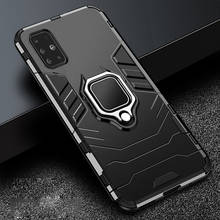 Capa armadura com suporte de anel de metal para samsung galaxy, para modelos m51, a31, a51, a71, a 31, 71, m e 51 2024 - compre barato