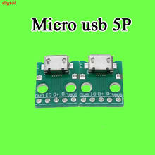 Cltgxdd-adaptador MICRO USB A DIP, conector hembra de 5 pines, convertidor de PCB tipo B, placa de pruebas, interruptor de USB-01, asiento madre SMT, 10 Uds. 2024 - compra barato