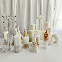 Molde de plástico para fabricação de velas, faça você mesmo, molde de argila e gesso, aromaterapia, artesanato 2024 - compre barato