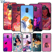 Disney-funda negra de teléfono para Samsung Galaxy, funda de teléfono para modelos Galaxy A8, A9, A7, A750, A6, A5, A3, A6S, A8S, Star Plus, 2016, 2017 y 2018 2024 - compra barato