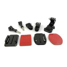 Kit de capacete 9 em 1 para gopro hero 6, 5, 4, 3, 2 e montagem, clipe rápido, lado dianteiro 2024 - compre barato