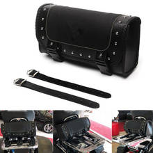 For Harley Sportster XL883 XL1200 Universal Motorcycle Saddlebag Model Side PU Leather Luggage Saddle bag Storage Tool Pouch 2024 - buy cheap