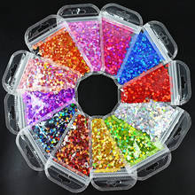 3D Glitter Nail Flakes Maple Leaf Colorful Sequins UV Gel Polish Sparkling Dust DIY Charm Sequin Glitter Flakes For Make Up 2024 - buy cheap