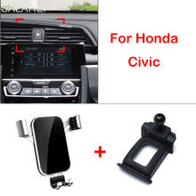 Soporte de teléfono para Honda Civic, 10. ª generación, 2016, 2017, 2018, 2019, montaje para GPS, accesorios de soporte para teléfono móvil 2024 - compra barato