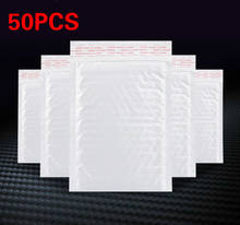 13*17cm 50pcs/lot Plastic White Bag Foam Envelope Foam Foil Office Packaging Envelope Moistureproof Vibration Bag Storage Bags 2024 - buy cheap