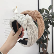 Winter New Korea Boutique Hairband Wool Knitting Headband Women Lady Girls Hair Head Hoop Bands Accessories Hairbands Headdress 2024 - buy cheap