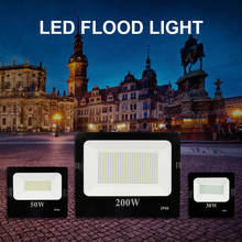 Reflector LED impermeable IP66, iluminación exterior, 100 V, 200 V, 10W, 20W, 30W, 50W, 110 W, 220 W 2024 - compra barato