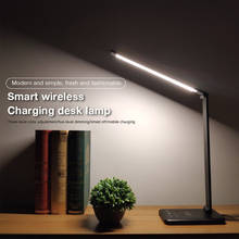 LED Desk Lamp Eye Protection Wireless Charging 5 Level Dimable Folding Touch Night Light For Bedroom Bedside Study Reading 2024 - buy cheap