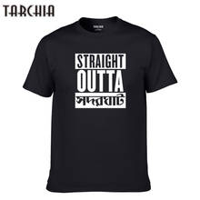 TARCHIA 2021 New Summer Brand t-shirt Cotton Tops Tees Men Straight Outta Short Sleeve Boy Casual Homme Tshirt T Plus Fashion 2024 - buy cheap