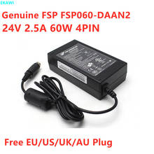 Genuíno fsp FSP060-DAAN2 24v 2.5a 60w 4pin ac adaptador de alimentação de comutação carregador portátil para fsp060daan2 h00000901 HU10142-16137 2024 - compre barato