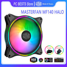 Cooler Master MF140 HALO 140mm Computer Case Cooling fan 5V /3PIN Addressable RGB quiet CPU Cooler Water Cooling Replace Fan 2024 - buy cheap