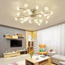 Lámpara de techo led minimalista moderna para oficina en casa, estudio de hierro, dormitorio principal, lámpara de techo led de personalityplum creativa 2024 - compra barato