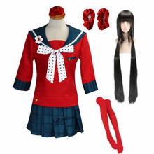 Fantasia de cosplay danganronpa v3, uniforme escolar de harukawa e maki 2024 - compre barato