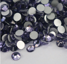 size s20 violet Glitter Rhinestones Non Hot Fix FlatBack Strass Sewing & Fabric Garment Rhinestone Nail Art Stone 2024 - buy cheap