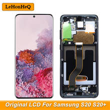Original For Samsung Galaxy S20 Lcd G980 G980F Frame Display Touch Screen Digitizer For Samsung s20 plus LCD G985 G985F Spot LCD 2024 - buy cheap