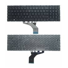 Gzeele-teclado inglês americano para hp, 15-da, 15-db, 15-dx, 15-dr 250, g7 255, g7, preto 2024 - compre barato