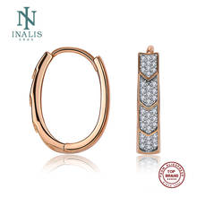 INALIS Hoop Earrings For Women Champagne Gold Arrow-Head Shape Copper Earring Hot Selling Fashion Jewelry Wedding Party Gift 2024 - buy cheap