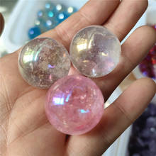 3pcs 20-25mm Natural Quartz Crystal Ball Reiki Healing Stones Angel Aura Sphere For Home Decoration 2024 - buy cheap