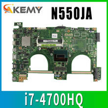 Для ASUS N550 N550JA N550JV процессор Материнская плата i7-4700HQ DDR3L 1600 MHz HD интегрированная графика 4600 Полная проверка Бесплатная доставка 2024 - купить недорого