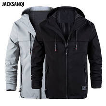 Jacksanqi jaqueta com capuz, masculina, para áreas externas, para caminhada, acampamento, trilha, esportiva 2024 - compre barato