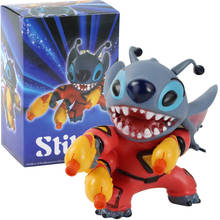 Figuras de acción de Lilo & Stitch de Disney, muñecos de modelos coleccionables de Lilo & Stitch, 12cm 2024 - compra barato