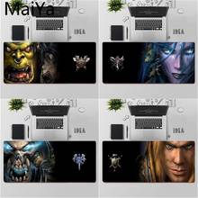 Maiya mundo de warcraft alta qualidade único desktop pad jogo mousepad frete grátis grande mouse pad teclados esteira 2024 - compre barato