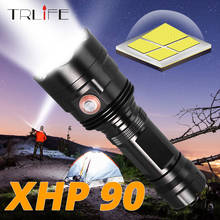 Super Powerful XHP90 LED Flashlight XHP50 Tactical Torch USB Rechargeable Linterna Waterproof Lamp Ultra Bright Lantern Camping 2024 - buy cheap