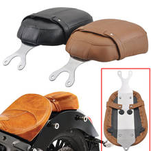 Мотоциклетные кожаные спинки колодки заднего пассажирского сиденья для индийских скаутов Sixty 2015-2019 моделей 2024 - купить недорого