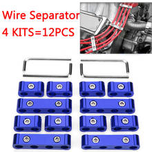 For 8mm 9mm 10mm Engine Spark Electrical Plug Wire Separator Divider Clamp Line Ignition Cable Clip Kit 2024 - buy cheap