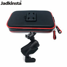 Jadkinsta Phone Holder Rear Mirror Mount Bracket Waterproof Motorcycle Navigation Holder for Smart Phones and GPS 2024 - buy cheap