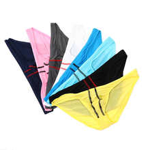 NEW 8pcs/pack Men's Underwear Sexy Mini Briefs Breathable Ultra Thin Underwear Lingerie Gays Cueca U Bulge Pouch Panties Briefs 2024 - buy cheap