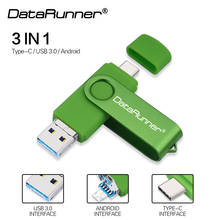 New DataRunner OTG USB Flash Drive USB 3.0 Pendrive 512GB 256GB 128GB 64GB 32GB USB Stick for Type C/Micro USB SmartPhone/PC 2024 - buy cheap