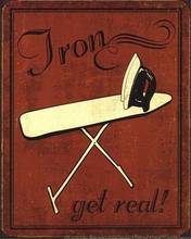 Vintage Laundry Room Iron Get Real Metal Tin Sign 8x12 Inch Retro Home Kitchen Bathroom Wash Room Wall Decor 2024 - buy cheap