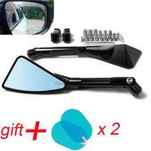 CNC Machining Process Aluminum for Aprilia Rsv Enduro Motocross Suzuki Gsx Honda Transalp 700 Motorcycle Mirrors Side mirror 2024 - buy cheap