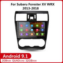 9 navigation 2din android 9.1 rádio do carro reprodutor de vídeo multimídia navegação gps para subaru forester xv wrx 2013-2018 auto áudio dvd estéreo 2024 - compre barato