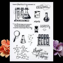 Experiment Equipment NEW Clear Stamps For DIY Scrapbooking Craft Supplies Rubber Stamp Sentiment Card Making 2024 - buy cheap