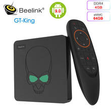 Beelonk-tv box gt king amlogic s922x, android 9.0, 4gb, 64gb, wi-fi, 6 lan, 1000m, bluetooth 4.1, hdr, 4k, reprodutor de mídia 2024 - compre barato