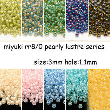 Japan Miyuki Imported 3mm Round Beads Pearly Lustre Series 5G Handmade Beads Glass Beads 2024 - buy cheap