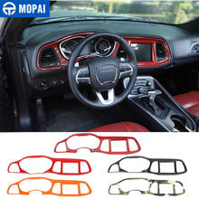 MOPAI Car Interior Center Control Instrument Panel Dashboard Decoration Cover Accessories For Dodge Challenger 2015+ 2024 - buy cheap