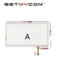 Getmycom original new 7 inch vehicle-mounted LCD C070VW03 V0 touch screen 2024 - buy cheap