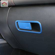 Interior Car Gloves Box Cover Sticker for CITROEN C5 AIRCROSS 2017-19 Car Styling 2 PCS Stainless steel Cover sticker 2024 - buy cheap