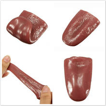 Gags Actual Jokes Kuso Tongue Trick Magic Horrible Tongue Fake Tounge Gags & Practical Jokes Elasticity Toy Horror Halloween Toy 2024 - buy cheap
