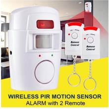Wireless PIR Infrared Motion Sensor Detector 2pcs Remote Controllers Door Window Anti-Theft Home Alarm Security Systems 2024 - buy cheap