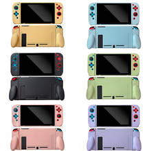 Funda rígida protectora para Nintendo Switch, carcasa trasera colorida desmontable, color rosa 2024 - compra barato